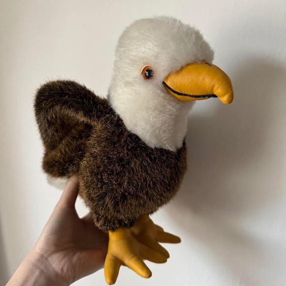Eagle bird plush toy, cute birds plush stuffed animal toys Ganz bros plushie - Picture 1 of 8